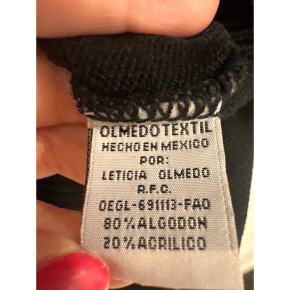 OP Ocean Pacific Mens V-Neck Sleeveless Sweater Vest Black Gray Cream Cotton - Picture 6 of 6